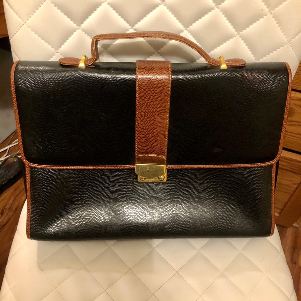 Givenchy snakeskin women’s briefcase